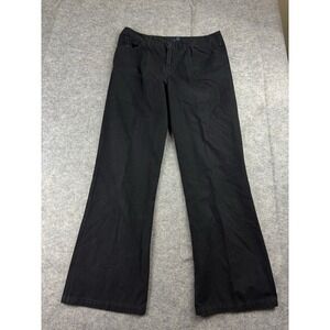 Blue Dot Pants Women's 12 VTG Black Mid Rise Bootcut Pants‎ Minimalist Casual